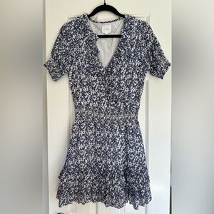 Sundays McCurry Butterfly-Print Blouson Dress